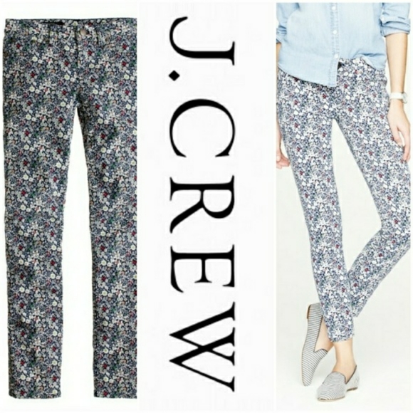 J. Crew Liberty Floral Toothpick Skinny Jean - Picture 2 of 4